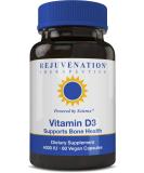 Rejuvenation Therapeutics Vitamin D3 4000IU Capsules - Promotes Bone Health (60 Count) - Buy Online on GoSupps.com
