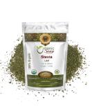 Organic Way Stevia Leaf Cut & Sifted - 1 lb (16 oz) | Raw Vegan Non GMO & Gluten Free | USDA & Kosher Certified | From India - Buy Online on GoSupps.com