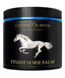 Horse Balm Cooling Ointment - Herbal Massage Balm with Natural Extracts & Essential Oils | High Quality 500ml by Cooper & Burton - Effective Cooling Relief for Horses - Buy Online on GoSupps.com