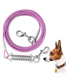 Buy Mi Metty 25ft Dog Tie Out Linen - Shock-Damping Spring Leash for Medium to Large Dogs | Ideal Courtyard Pet Leash - Buy Online on GoSupps.com
