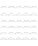 Buy Sskhe 60-Piece Silicone Scalding Protection Eyelash Curl Pads - 5 Models Sizes S/M1/M2/L - Washable & Reusable Beauty Tool for Flawless Makeup - Buy Online on GoSupps.com