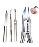 Senior Toenail Clippers for Thick Nails - Acrylic Nails, Ingrown Nail Corrector & Trimmer Set - Buy Online on GoSupps.com