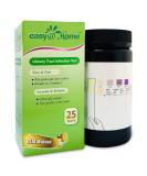 EasyHome 25 Urinary Tract FSA Eligible UTI Test Strips - FDA Cleared OTC Urine Test - Monitor Bladder Health - Urinalysis (UTI-25P) 25 Count - Buy Online on GoSupps.com