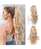 Pferdeschwanz Hair Clip Extension - Natural Blonde Afro Curly Ponytail for Braids 24/613 - 60.96 cm (1 Pack) - International Shipping Available - Buy Online on GoSupps.com