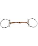 Horse Stainless Steel Copper Twisted Wire D-Ring Snaffle Bit 35311v - 4-1/2 Mouth - Buy Online on GoSupps.com