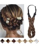 Buy Silk-Co Women's 5-Strand Blond Hair Band - Vintage Elastic Braided Headband for Weddings | Hair Tie & Braids Extensions in Medium Brown & Dark Blonde - Buy Online on GoSupps.com