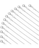 Paxcoo 30 Pack Bulk 24 Inch Silver Plated Snake Chains for Jewelry Making - 1.2mm - Buy Online on GoSupps.com