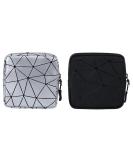 2 Pack Waterproof Tampon Storage Bags - Mini Zipper Bags for Women | Tampon Binding Storage in Green & Black - Buy Online on GoSupps.com