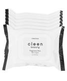 Cleen Beauty Fragrance-Free Face Wipes - 6 Pack | Aloe Vera Makeup Remover Pads | Biodegradable & Paraben-Free | 25 Count - Buy Online on GoSupps.com
