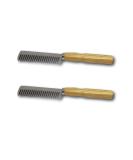 Premium Metal Mane Comb for Horses & Donkeys - Durable Wooden Handle (2-Pack) - Buy Online on GoSupps.com