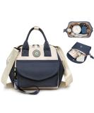 Balakaka 2-in-1 Baby Diaper Bag Stroller with Pacifier Bag - Large 7L Dark Blue Mommy Backpack - Buy Online on GoSupps.com