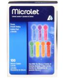 Bayer Microlet Colored Lancets 100 Count Pack of 3 - Convenient and Colorful Lancets for Blood Glucose Testing - Buy Online on GoSupps.com