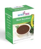 NutriWise Beef Bouillon Soup - High Protein, Low Calorie, Low Carb (7/box) - Buy Online on GoSupps.com