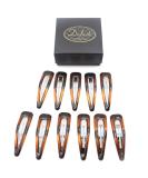 Shop Dofash 12-Piece Epoxy Hair Snap Clips 2.75 Inch Turtle Design for Women & Girls Stylish & Durable Hair Accessories - Buy Online on GoSupps.com