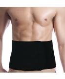 Adjustable Compression Waist Trimmer Belt for Lower Back Pain Support - Unisex X-Large Size - Black - Buy Online on GoSupps.com