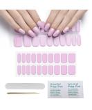Semi Cured Gel Nail Strips 23 PCS Gel Nail Polish Stickers Wraps Adhesive Gel Nail Stickers with Nail File Stick and Sealing Strip(D) - Buy Online on GoSupps.com