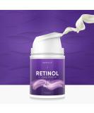 HOPEMATE Premium Retinol Cream 2.5% for Face & Eye Care - Anti-Aging Moisturizer with Hyaluronic Acid, Vitamin E, Green Tea - Day & Night Cream (1.7 Fl.Oz) - Buy Online on GoSupps.com