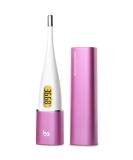 Intelligent Basal Thermometer for Ovulation & Fertility Tracking | Backlit LED Screen & App | femometer Vinca II Purple - Buy Online on GoSupps.com
