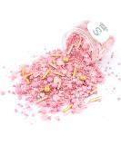 Super Sprinkle Pink Heart Sprinkles Mix 90g | Edible Pink Gold Decorations | No AO Dyes | EU Ingredients - Buy Online on GoSupps.com