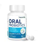 Chewable Oral Probiotics for Bad Breath Treatment | Fresh Breath & Dental Care | 30 Mint Tablets - Buy Online on GoSupps.com