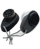 2 Pack Facial Cleansing Brushes - Double-Sided Face Scrubber for Deep Pore Cleansing and Exfoliation Silicone & Soft Bristle Sides (Black & Black) - Buy Online on GoSupps.com