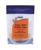 Now Foods Triple 000 Gelatin Capsules - 200 Empty Gel Caps for Supplements - Buy Online on GoSupps.com