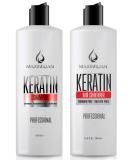 Keratin Shampoo & Conditioner for Color Treated Hair - Sulfate Free Treatment for Dry Curly Damaged Hair | 2x16.9 Fl Oz - Buy Online on GoSupps.com
