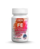 QINEVA FE Plus - Vegan Iron & Vitamin C Capsules - High availability in case of iron deficiency - With sunflower lecithin - 30 day supply - Buy Online on GoSupps.com
