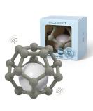MCGMITT Teething Ball Sensory Toy for Babies | Soft Silicone Rattle for 0-12 Months | Grab, Chew and Shake Infant Toy | Green Gray - Buy Online on GoSupps.com