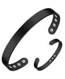 Jeracol Copper Magnetic Bracelet for Men Women - 100% Solid Copper Cuff Bangle with 11 Powerful Magnets - Valentine's Day Gift with Adjust Tool & Gift Box - Buy Online on GoSupps.com