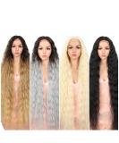 41 Inch Style Icon Lace Front Wavy Synthetic Wig with Baby Hair - 130% Density (1B) - Buy Online on GoSupps.com