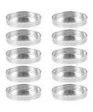 30pcs Empty Round Metal Tin Palette Pans - Makeup Organizer for Eyeshadow Blush & Lipstick | Ideal Small Round Paint Tray for Cosmetics - Buy Online on GoSupps.com