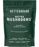 Betterbrand BetterMushrooms Mushroom Gummies for Gut Health, Metabolism, Energy & Focus - Lion's Mane, Cordyceps, Chaga & Maitake - Immune Support (1 Bottle) - Buy Online on GoSupps.com