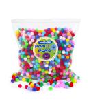 YooThink 1500 Pieces Pompoms for Crafts Small Size 1CM Small pom poms for Crafts Pompoms for DIY Creative Crafts Decorations - Buy Online on GoSupps.com