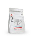 PhD Nutrition 100% Plant Vegan Protein Powder - Strawberry Delight | 22g Plant Based Protein | BCAA-Rich & Low Calorie | 40 Servings | 1kg Bag - Buy Online on GoSupps.com