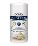 Arava Pet Eye Wipes - for Dogs Cats Puppies & Kittens - 100 Count - Natural and Aromatherapy Medicated - Removes Dirt Crust and Discharge - Prevents Tear Stain Infections & Irritations - Soft & Gentle - Buy Online on GoSupps.com