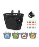 Noviko Kids Bike Basket with Bell and Wheel Spokes - Boy and Girl Bicycle Handlebar Accessory - Buy Online on GoSupps.com