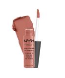 NYX Soft Matte Lip Cream - San Francisco (Peachy Brown Nude) 0.27 Fl Oz - Buy Online on GoSupps.com