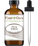 100% Pure Tea Tree Essential Oil 4 oz - Therapeutic Grade Melaleuca for Skin Hair Acne & Aromatherapy - Buy Online on GoSupps.com