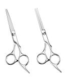 UooTach 2 pieces of hair ultrasharf and precisely cut styling scissors hairdressing scissors made of stainless steel for thinning and shaping suitable for at home hairdressing salon hairdresser - Buy Online on GoSupps.com
