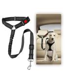 Adjustable Dog Car Seat Belt & Safety Harness - Buckling Accessory for Back Seat & Trunk - International Shipping - Buy Online on GoSupps.com