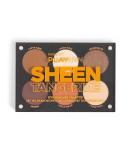 Inlot Playinn Sheen Tangerine Eyeshadow Palette - 6 Unique Shades Matte & Shiny Full Eye Make-Up (8.2g) - Shop Internationally - Buy Online on GoSupps.com