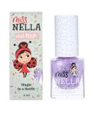 Miss Nella Sparkly Zebra Safe Special glittery lilac Nail Polish for Kids Non-Toxic & Odour Free Formula for Children and Toddlers Water Based for Easy Peel Off - Buy Online on GoSupps.com