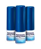 Nasacort Allergy 24hr Non-Drip Nasal Spray (120 sprays, 3 pack) - Fast Relief for Allergic Rhinitis - Buy Online on GoSupps.com