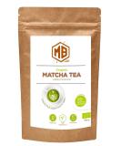 MB Superfoods Japanese Organic Matcha Green Tea Powder - Ceremonial Grade Pure Vegan Ideal for Drinking Cooking Baking & Smoothies Enhances Focus & Energy - 100g - Buy Online on GoSupps.com