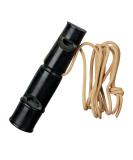 Schecker buffalo horn whistle with leather strap with whistle tone and trill tone double tone whistle - Buy Online on GoSupps.com