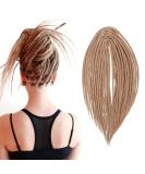 20 Double Ended Synthetic Dreadlocks - 10 Strands Soft Braided Hair Deep Blonde 24# - Hip-Hop & Reggae Style Extensions - Buy Online on GoSupps.com