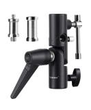 Tarion H-Type Camera Flash Bracket Swivel Tilt Mount Stand for Umbrella Softbox 180 Adjustable - Metal Adapter for Lamp Tripod - Buy Online on GoSupps.com