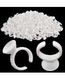 300PCS Lash Extension Glue Ring Holder Sticker - Lash Tech Supplies for Eyelash Extensions and Nail Art - Buy Online on GoSupps.com