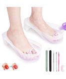 LIONVISON Acetone Nail Soaking Bowl Set - Toe Soak Off Manicure Bowl for Easy Nail Care | International Shipping Available - Buy Online on GoSupps.com